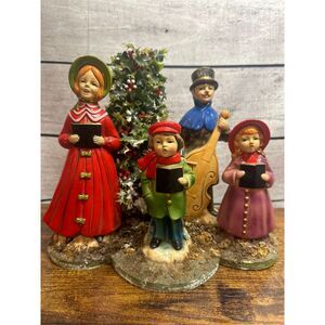 Vintage‎ RB Japan Carolers on Wood Base